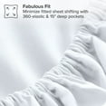 thumbnail image 4 of Bare Home 5-Piece Bed-in-a-Bag - Twin, Aqua with White Sheet Set, 4 of 7