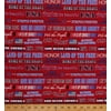 Cotton America USA Stars and Stripes Patriotic Words Phrases American Truckers Red Cotton Fabric Print by the Yard (9480-88)