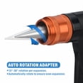 thumbnail image 5 of iCrimp Autorotational PEX Expansion Tool Kit with 1/2", 3/4", 1" Heads for ProPEX, PowerPEX Expansion Ring, Meets ASTM F1960, 5 of 10