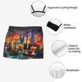 thumbnail image 6 of Bingfone Neon Shanghai Cityscape Night Men's Underwear - Casual Stretch Boxer Briefs-Medium, 6 of 7