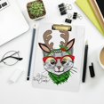 thumbnail image 7 of FMSHPON Cat Christmas Clipboard Hardboard Wood Nursing Clip Board and Pull for Standard A4 Letter 13x9 inches, 7 of 7