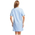 thumbnail image 2 of vastwit Women's Short Sleeve Work Dress Knee Length Button Up for Daily Wear and Medical Occasions Light Blue M, 2 of 7