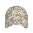 thumbnail image 2 of Naloa Original Classic Low Profile Hat Men Women Baseball Cap Dad Hat Adjustable Unconstructed Daisy Print Cap, 2 of 9