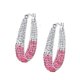 thumbnail image 1 of Sonducket Pendientes curvos de 2 uds., delicados pendientes redondos de cristal a la moda, exquisitas orejas que combinan con todo, joyería, regalos de Ropa, zapatos y accesorios Miscelánea Rosa 1 Sonducket AP016559-03, 1 of 6