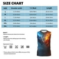 thumbnail image 6 of Pofeuu Red And Blue Fire Dragon E Print Men's Muscle T-Shirt, Sleeveless, Muscle Tank, Classic Muscle Tee Top For Men Casual Sleeveless Muscle T-Shirt Trendy Clothes-Small, 6 of 7