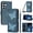 Blue, variant on For Samsung Galaxy S26 5G 6.3-inch Wallet Case Glitter Butterfly Multi-Card Slots Zipper Wallet With Detachable Lanyard Shoulder Strap and Hand Strap Leather Phone Case,Blue,For Galaxy S26 (5G)