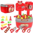 thumbnail image 1 of 20PCS Kids Tool Kit Educational Kids Toolbox Toys Construction Tool Kit for Kids, 1 of 9