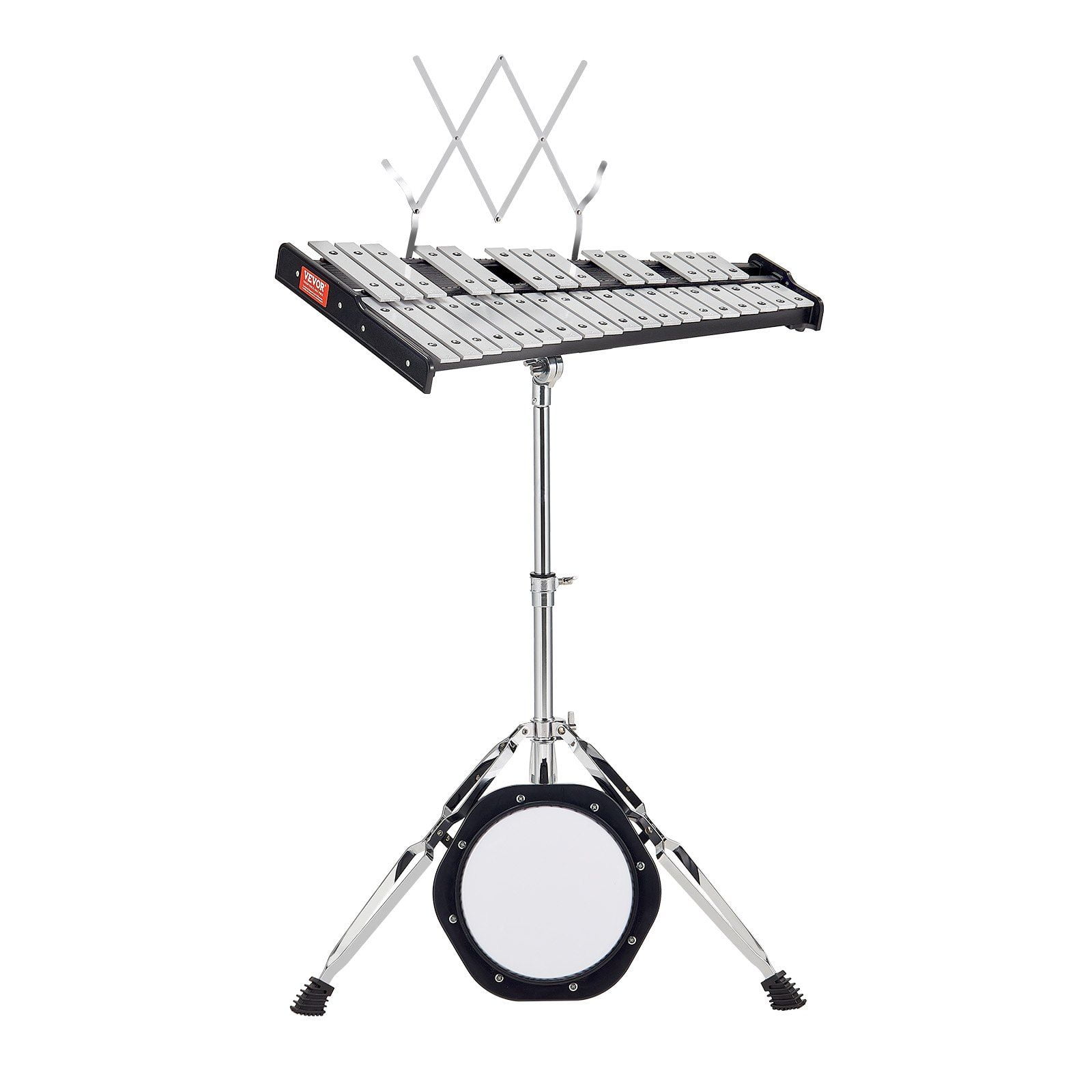 Professional 32-Key Glockenspiel Xylophone Kit - Includes Mallets, Music Stand & Practice Pad for Beginners