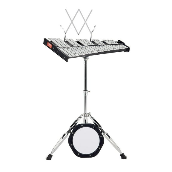 STAWAY 32 Note Glockenspiel Xylophone Set - Professional Percussion Kit with Adjustable Stand, Mallets, Drumsticks, Music Stand & Carrying Bag for Students & Adults