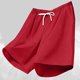 thumbnail image 3 of Mens Pantalones Cortos de Cintura Elástica con Bolsillos Secado Rápido Multi Bolsillo Pantalones de Baño para Hombres, Pantalones de Playa Transpirables con Cordón, 3 of 5