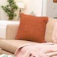 thumbnail image 1 of Fabstyles Chenille Basket Weave Polyester Cushion with Poly-Insert Decorative Accent Cushion for Sofa Couch Bedroom Living Room18 X 18 with Zipper, 1 of 2