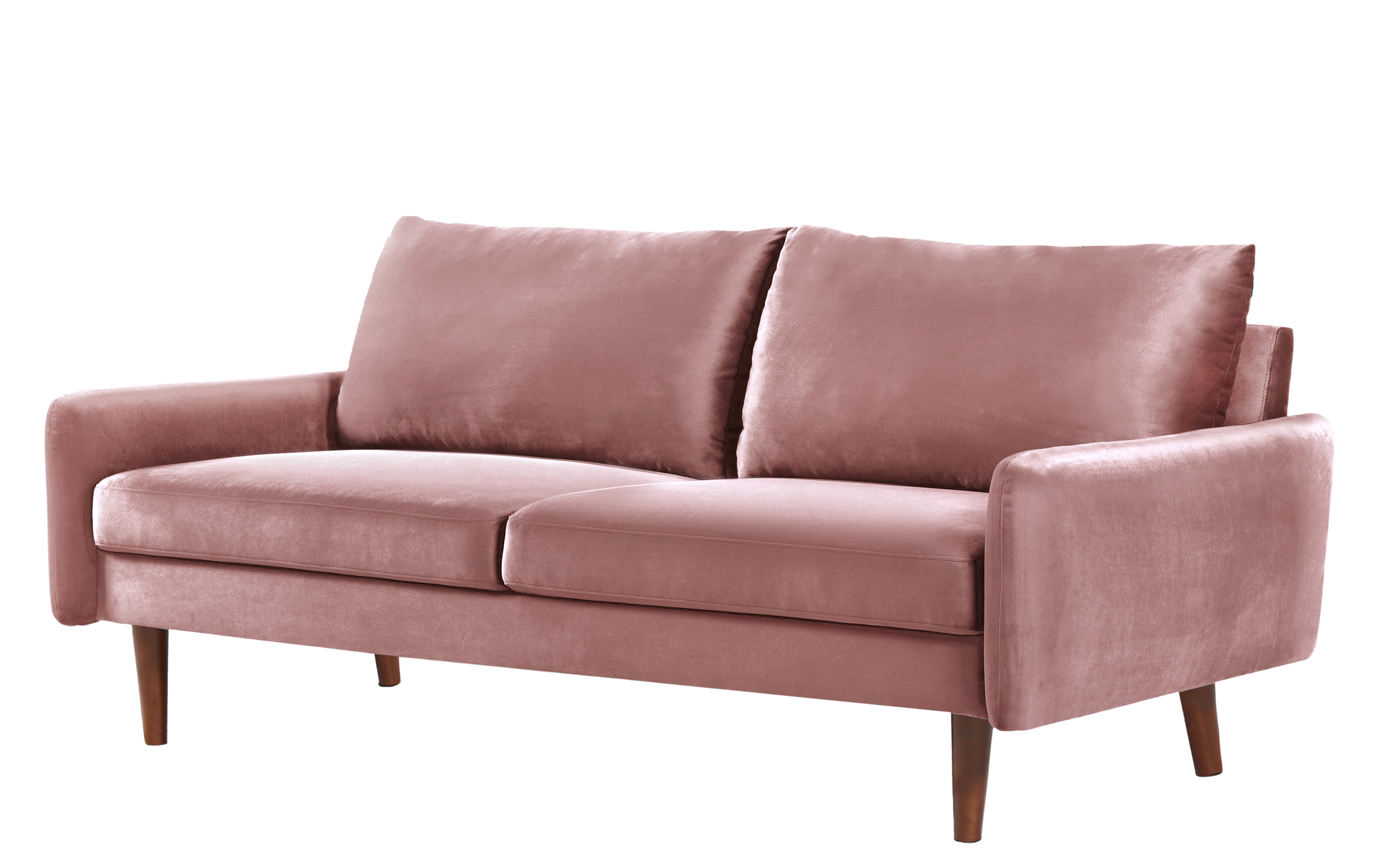 Uspridefurniture Maryellen 70''W Velvet Sofa, Pink