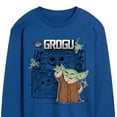 thumbnail image 3 of Star Wars - The Mandalorian Grogu Panels - Men's Long Sleeve Graphic T-Shirt, 3 of 5