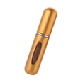 thumbnail image 2 of 2 mini atomizadores de perfume recargables de 5 ml para hombres y mujeres, botellas de perfume portátiles de viaje para fiestas, 2 unidades doradas., 2 of 12