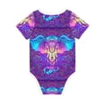 thumbnail image 2 of Rocae Elephant in Tribal Style for Baby Climbing Clothes Soft Baby Romper for Active Infants Comfortable and Breathable Crawling Jumpsuit Unisex Baby Outfit 3 Months, 2 of 8