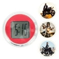 thumbnail image 1 of TEHAUX Horloge de Tableau de Bord Rouge Mini ABS pour Propriétaires de Scooters Lot de 1, 1 of 5