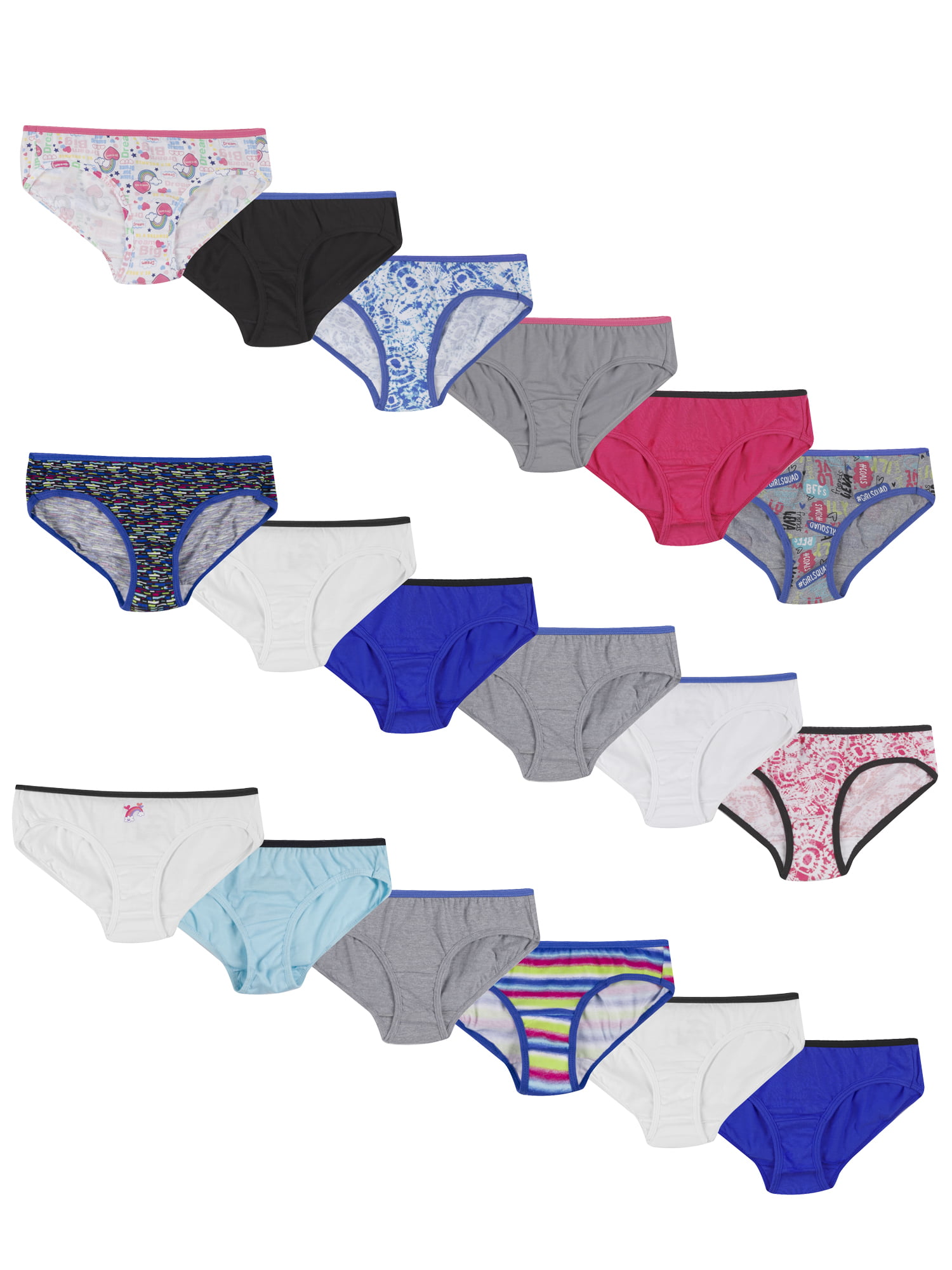 Marilyn Taylor Girls 10-Pack Bikini Panties Underwear 