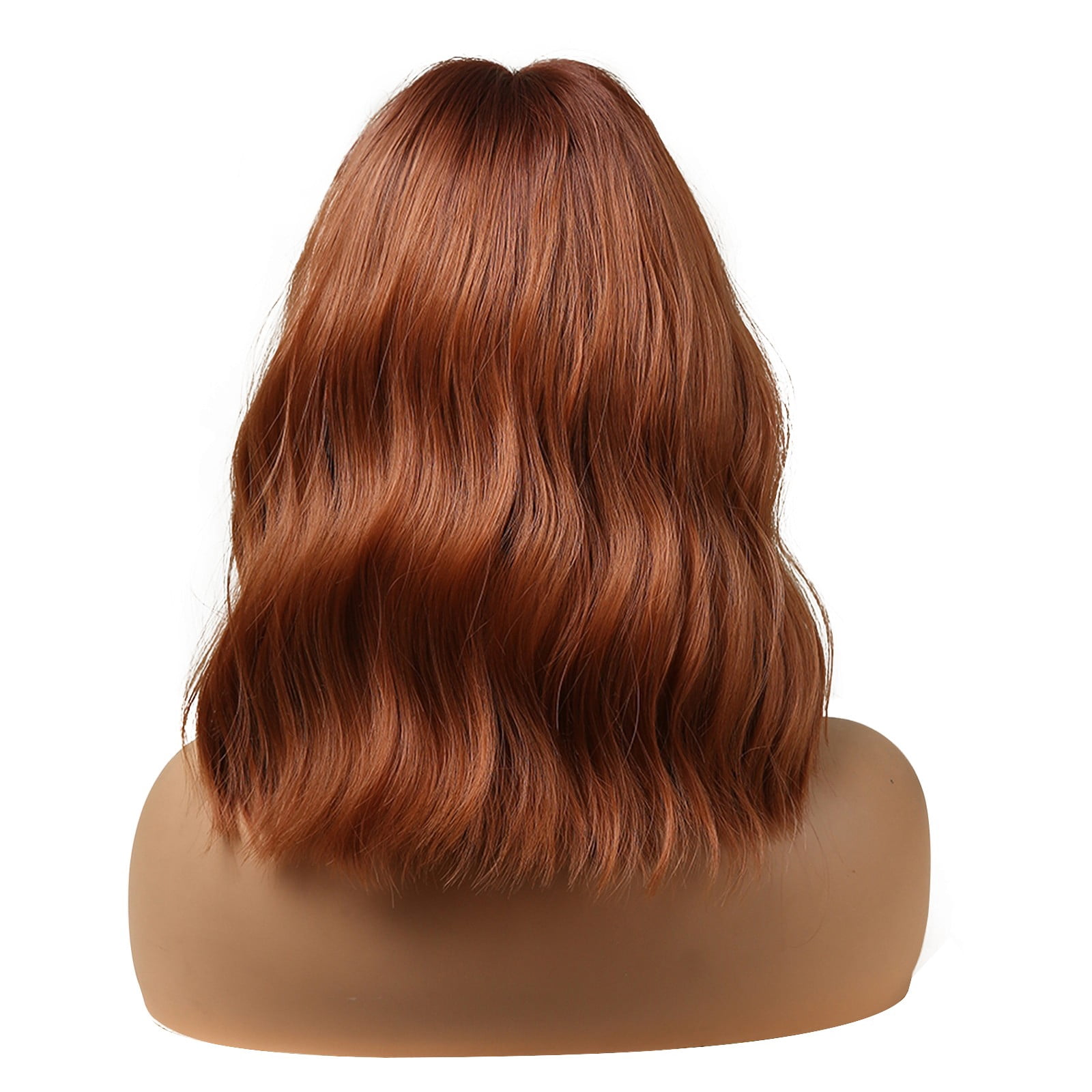 12 Inch Tan High Temperature Silk Synthetic Fiber Wig Stylish Everyday Party Hairpiece
