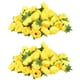 thumbnail image 1 of Cabezas de Flores Rosas Artificiales de Seda de Tela Amarilla para Decoración Paquete de 100 Piezas, 1 of 5