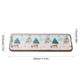 thumbnail image 3 of Christmas Wood Serving Tray, Rectangular Serving Platter, Wood Platter for Coffee Tables, Dessert, Snack, Fruit, Bathroom Tray Charcuterie Board for Home Decor, 3 of 7