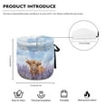 thumbnail image 4 of ZUXONGSY Highland Cow Lavender Tea Cosy for Teapot Tea Cozies with Elastic Band Insulated Tea Cozy Breakfast Warmer Dust Proof Teapot Cover Reusable Table Decoration, 4 of 6
