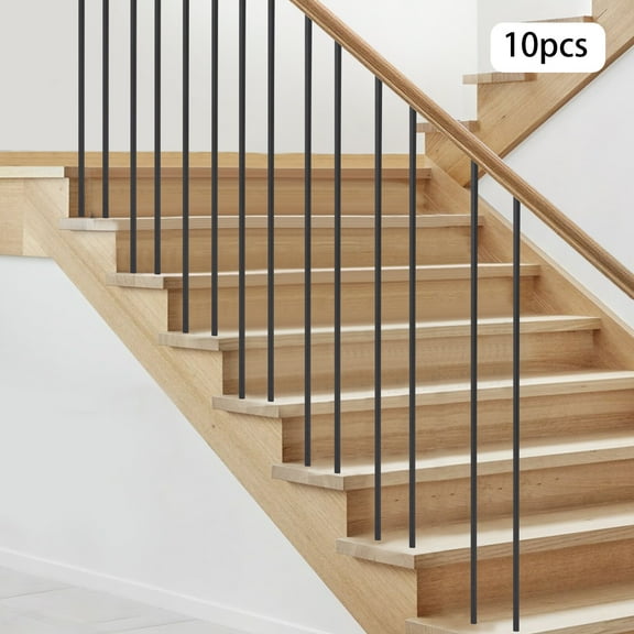 Elegant 10-Piece Iron Staircase Balusters - 44'' for Home & Garden Decor