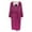 Hot Pink, variant on Lindreshi Robes for Women Plus Size 5X Unisex Winter Women Lengthened Plush Shawl Bathrobe Long Sleeve Robe Hooded Coat