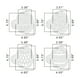 thumbnail image 3 of Plantillas de Pascua con forma ovalada para decorar galletas y pasteles, moldes para hornear y decorar pasteles, 3 of 8