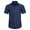Navy Blue, variant on Short Sleeve Mens Dress Shirts Casual Solid Shirts for Men Regular Oxford White Tops with Pocket