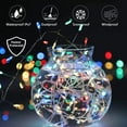 thumbnail image 3 of Firecracker Fairy Lights with Remote 19.8Feet 200 LED Cluster Starry Lights USB Powered Waterproof Copper Wire Fairy Light for Wedding Christmas Bedroom Wreath Window Party, 3 of 7