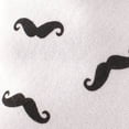 thumbnail image 2 of Hudson Baby Infant Boy Cotton Fleece Bandana Bibs 3pk, Mustache, One Size, 2 of 2