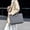 Gray, variant on Messenger Bag 14 Inch Laptop Shoulder Bag for Computer Tablet, Slim Water-Resistant Fabric Carrying Case with Protective Lining, Black