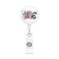 thumbnail image 1 of Carrete de insignia retráctil Yuyangstore soporte de insignia colorido para mochila oficina semana de enfermeras Estilo E, 1 of 8