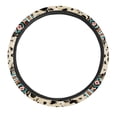 thumbnail image 5 of Renewold American Tribal Cow Print Retro Car Steering Wheel Cover Universal Anti-Slip Washable Easy to Install Universal 15 Inches Car Accessories, 5 of 6