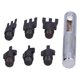 thumbnail image 5 of Metal Interchangeable Flat Chisel Bit Hole Punch Stitching Tool with Leather Prong Set - Handle Included Banmo, 5 of 5