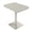 Light Gray w/Silver Base, variant on 34" Small Dou Bistro Height Table Square Metal Base Bar Table