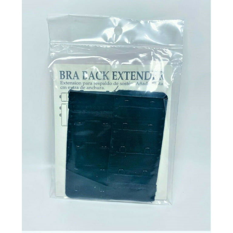 Bra Extender, 2 Hooks/3 Hooks/4 Hook Bra Elastic Extender, 4.3x3, 4x2.2,  3.8x1.3, 9 Packs (black, White, Beige)