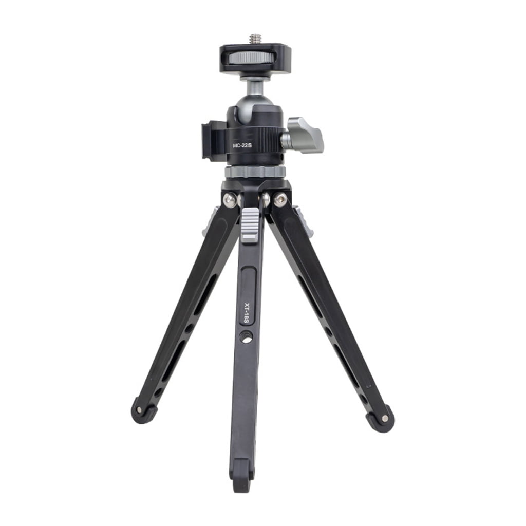 Jesscasday Phone Tripod Portable Webcam Stand Tripod Phone Holder Extendable Tabletop