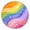 Rainbow Tie Dye-1, variant on Rainbow Tie Dye Cloud Round Fitted Tablecloth with Elastic Edge,Dining Table Cover Waterproof,Outdoor Round Tablecloth for Camping,Dining,Indoor and Outdoor