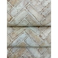 thumbnail image 4 of Chesapeake Canelle Rust Brick Herringbone Wallpaper, 4 of 7