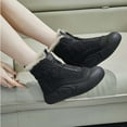 thumbnail image 4 of Black Women'S High-Top Boots With Fleece Interior, Thick Sole For Winter, Comfortable And Warm For Everyday Use, 4 of 9