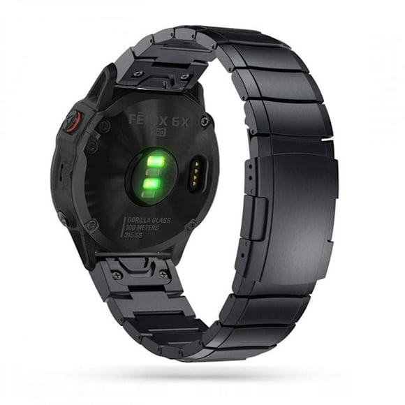 Tech-Protect Garmin Fenix 3/5X/6X/7X Bracelet Stainless Black 22cm