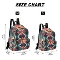 thumbnail image 2 of FORMRS Mini Backpack Purse for Women Quilted Travel Daypack Casual Shoulder Bag, Green Abstract, 2 of 7