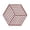 Dark Red Line, variant on DOLITY 5-Inch Silicone Coasters , Drink Costers, Cup Coasters, Tabletop Protection Mat Blue Triangle 1
