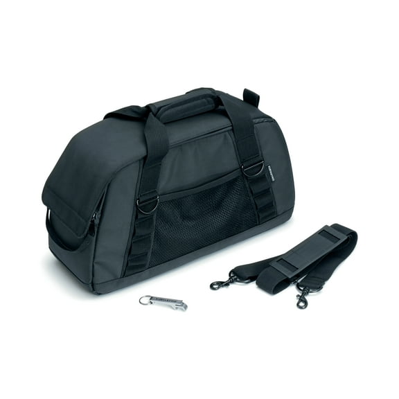 Kuryakyn 5202 Insulated Motorcycle Saddlebag Cooler Bag with Bottle Opener: Holds 18 Cans or 12 Bottles, Black, Pack of 1