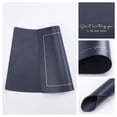 thumbnail image 5 of Unique Bargains 6Pcs Faux Leather Heat Resistant Placemats Black 20.1x11.8inch, 5 of 6