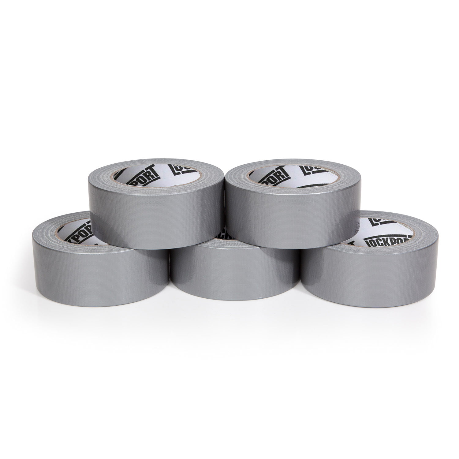Lockport Heavy Duty Silver Duct Tape 6 Roll Multi Pack 30 Yards X 2 Inch Bulk Of 