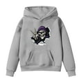 thumbnail image 4 of Tiijoy Little Boys Halloween Graphic Hoodie Skeleton Print Pullover Hooded Sweatshirt, Sizes 5-6, 4 of 4