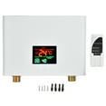 thumbnail image 2 of Electric Tankless Water Heater 3000W,  Hot Water, Touch Control Panel & Remote Control, for Kitchen Bathroom, 2 of 7
