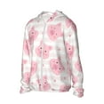 thumbnail image 2 of Pofeuu Cartoon Pig Print Sun Protection Outdoor Lightweight Full Zip UV Cooling Hoodie Long Sleeve Summer Clothing for Outdoor Hiking-Small, 2 of 5
